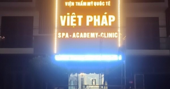 làm bảng hiệu spa thẩm mỹ viện h2 0868 044 249